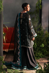 Afrozeh Larosea La Fuchsia'25 elegant outfit with dyed trouser and dupatta
